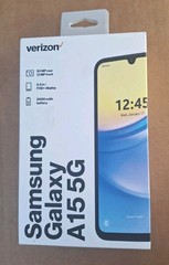 Verizon Samsung A15 5G 128GB SM-A156U Black Blue – Prepaid Smartphone, Brand New
