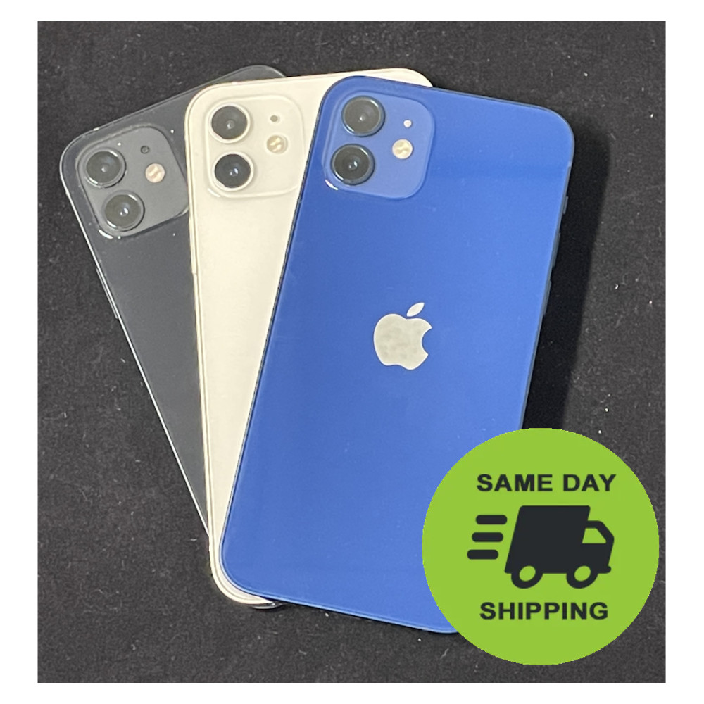 Apple iPhone 12 – 64GB 128GB – Black Blue White(AT&T) 5G LTE Unlocked Smartphon