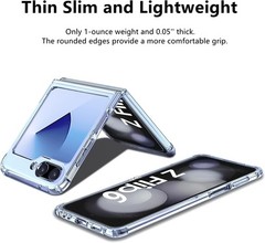 For Samsung Galaxy Z Flip 6 Case with Slim Shockproof TPU Bumper Hard PC Cover