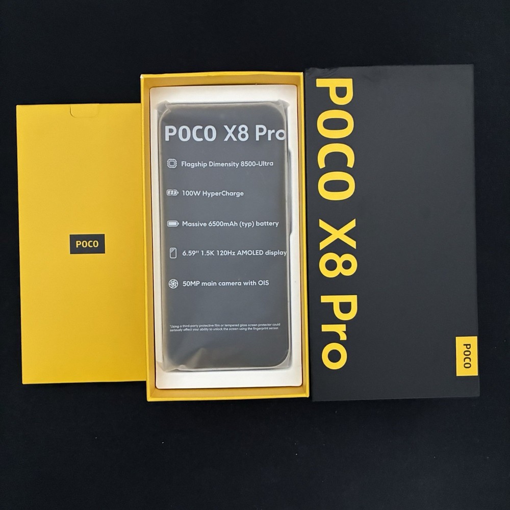 Xiaomi Poco X8 Pro 5G 512GB 12GB RAM GSM Unlocked White International Version