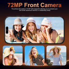 i17 Pro max Smartphone 6.8&Prime; HD Unlocked Android 16+1TB 8000mAh 72+108MP Dual SIM