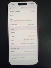 Apple iPhone 17 Pro – 256GB Orange Verizon – Good condition