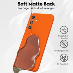 Samsung Galaxy A17 5G Phone Case Silicone, Ultra Thin Slim Soft Rubber Gel Neon