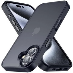 for iPhone 16 Plus Phone Case, Shockproof Military Grade Drop Protection, Black