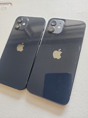 Two Apple iPhone 12 64GB Black Unlocked 95% And 87% Battery Health