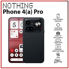 Nothing Phone 4(a) Pro BLACK 12GB+256GB Dual SIM Unlocked Android Cell Phone