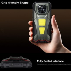 DOOGEE V Max LR 5G Rugged Phone Android 15 Mobile Waterproof Rangefinder Unlock