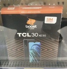 BOOST MOBILE TCL 30XE 5G 64 GB, Black Prepaid Smartphone NEW & SEALED FREE SHIP