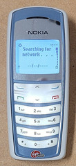 Nokia Shorty 2115i – Blue and White ( Virgin Mobile ) Very Rare Cellular Phone