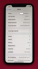 Apple iPhone XR 6.1&Prime; White 64GB Fully Unlocked and Functional MT3L2LL/A GSM/CDMA