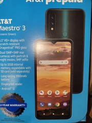 AT&T Maestro 3 6.5&Prime; 32GB 3GB RAM 3900Mah LTE AT&T Prepaid Smartphone sealed