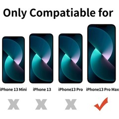 Clear Shockproof Protective Bumper Case for iPhone 13 Pro Max, Slim Cover 6.7 In