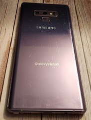 Samsung Galaxy Note 9 128GB Lavender Purple Unlocked CRACKED GLASS TESTED READ