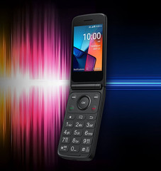 TCL Flip 4 5G / 4G LTE 32GB Basic Smart Flip Phone for « T-Mobile » Only (T440W)