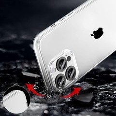 Clear Shockproof Protective Bumper Case for iPhone 13 Pro Max, Slim Cover 6.7 In
