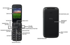 Open Box ** TCL Classic 4058C 8GB Gray (Cricket)