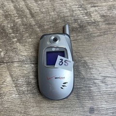 LG VX5300 Silver Bluetooth LCD Screen Verizon Cellular Numeric keypad Cell Phone
