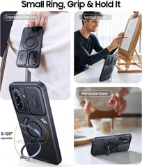 For Samsung Galaxy A17 5G Case with Dual-Layer Shockproof Protective & Kickstand