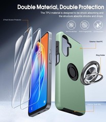 For Samsung Galaxy A17 5G Case with Dual Layer Military Grade Shockproof Cover