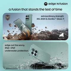 Motorola Edge 70 Fusion 5G 256GB Pantone Blue Surf Dual SIM Factory Unlocked.