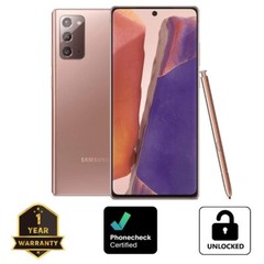 Samsung Galaxy Note20 5G SM-N981U – 128GB – Mystic Bronze (Unlocked) Smartphone