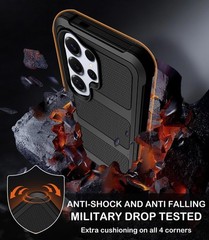 Samsung Galaxy S26 Ultra Case with Belt Clip Holster, Heavy Duty Shockproof Bump