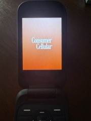 Consumer Cellular Iris Flip SH3320 Phone 32GB, Red, 4G LTE, 5MP Camera, In Box