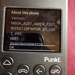 Punkt. MP01 Minimalist 4G LTE Cell Phone – 2GB RAM, 16GB Storage – Black