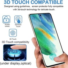 6 in 1 for Galaxy S21 FE 5G Tempered Glass 4 Pack Screen Protector+Camera Lens