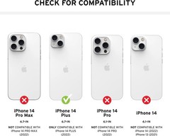 Slim Lightweight Shockproof Olive Green Case for iPhone 14 Plus 6.7&Prime; Pathfinder