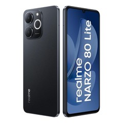 realme Narzo 80 Lite 4G (Obsidian Black, 64GB) (4 GB RAM) (6.74 inch) HD+