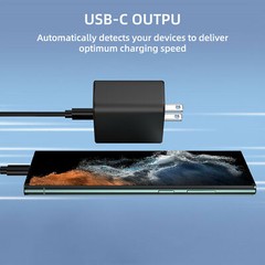 45W Super Fast Wall Charger+ 6FT Cable For Samsung Galaxy S24+ S22 S23 Note 20??