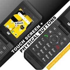 CAT S22 Rugged Flip Phone Unlocked (16GB) 2.8 » Touchscreen Smart Cell Phone …