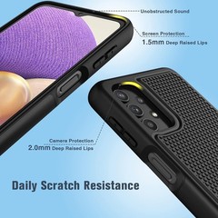 Samsung Galaxy A32 5G Case: Military Grade Drop Protection, Shockproof TPU+PC Co