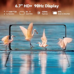 OUKITEL C58 Pro T-Mobile Cell Phone 24GB+256GB/1TB 5150mAh 6.7&Prime; HD+ 90HZ NFC