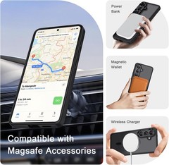 For Samsung Galaxy S26+ Plus Case Matte Magnetic Phone Cover 1x Screen Protector