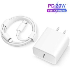 20W Fast Charger USB-C Cable Charging Cord for iphone 6 7 8 10 11 12 13 14 X XR