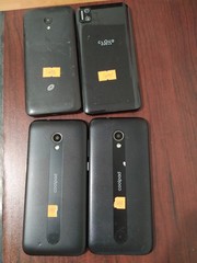 Lot of 4 Coolpad Legacy S CP3648A(2pc)/Cloud Stratus C7/TCL A502DL 16GB For part