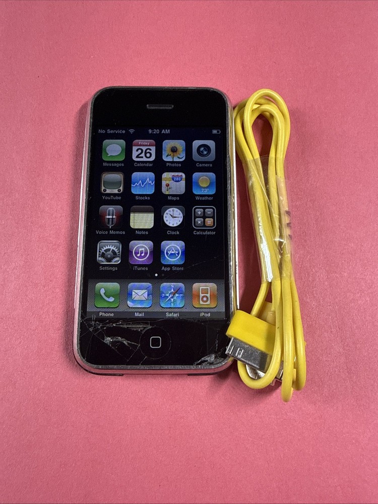 Apple iPhone 1st Generation – 8GB – Black – A1203 (GSM)