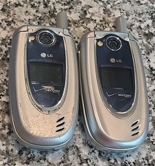 LG VX5200, Flip Phone, Vintage, Collectors, Verizon, Each Sold Separate, CDMA,
