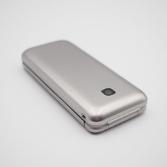 [VG] KYOCERA A202KC DIGNO KEITAI 4 ANDROID FLIP PHONE Silver Successor to 902kc