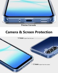 Case for Samsung Galaxy A17 5G / 4G + Screen Protector Tempered Glass – Clear Co