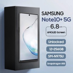 SAMSUNG GALAXY NOTE 10+ PLUS N975U1 256GB GSM CDMA FULLY UNLOCKED AT&T T-Mobile