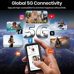 5G MINI Rugged Phone With Action Camera Android 16 Tiny Mobile FOSSiBOT F116 Pro