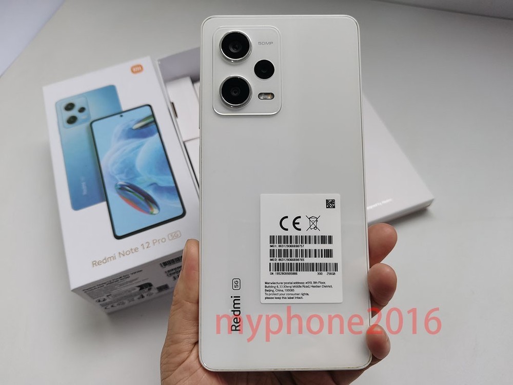SEALED Xiaomi redmi note 12 Pro 5G Unlocked Smartphone 256GB