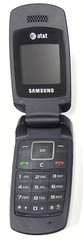 Samsung SGH-A137 – Navy Blue and Black ( AT&T ) Small Cellular Flip Phone