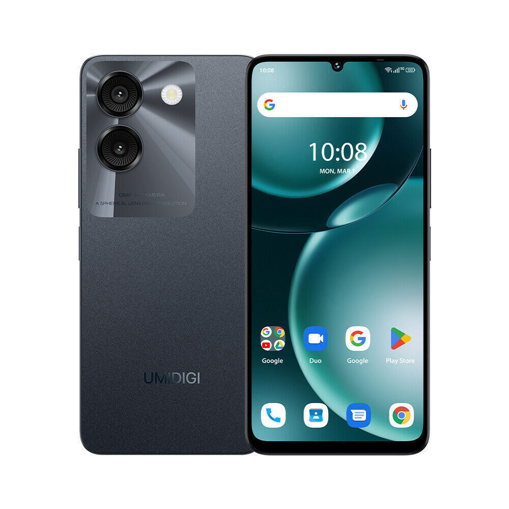 UMIDIGI G9A 8GB+64GB Octa Core Dual SIM 6.75 » Android 14 Unlocked Smartphone
