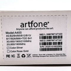 Artfone Pro Large Button Cellphones For Seniors Model: A400 – Silver