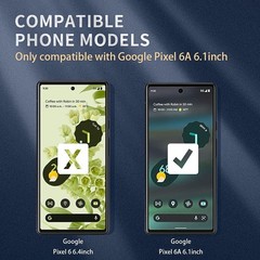 Crystal Clear Google Pixel 6a Case Soft Slim Fit Transparent TPU Protective Cove