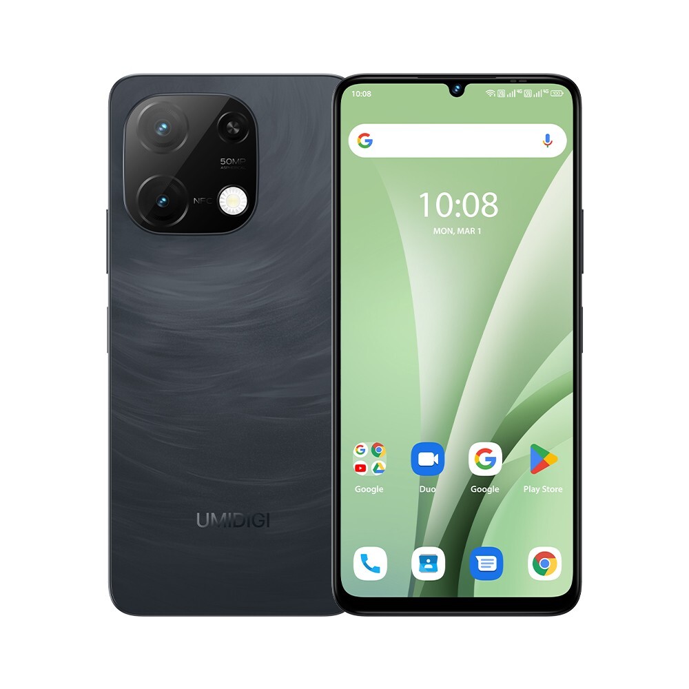 UMIDIGI G9C 6GB+128GB 6.75 » Dual SIM 50MP NFC Android Unlocked Smartphone
